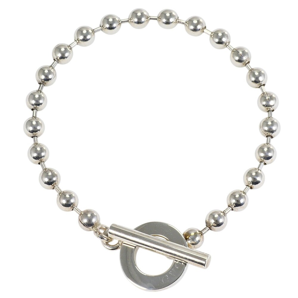 Gucci ball chain silver bracelet, total weight 14.8g, 16.5cm, like new jewelry.